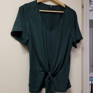 NWOT Emerald Green Top